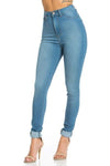 "IN YOUR DREAMS" HIGH WAISTED SKINNY JEANS