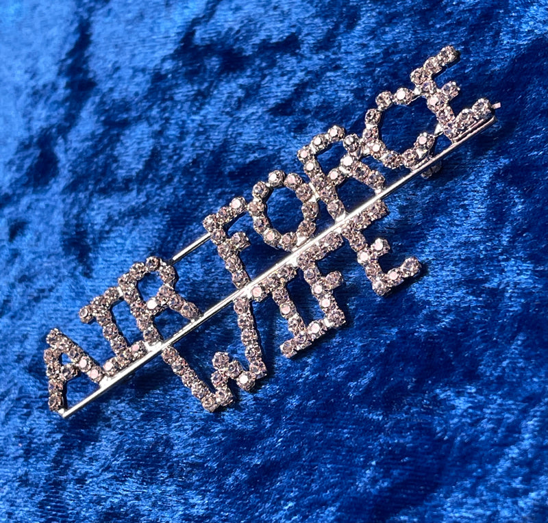 "AIRFORCE WIFE" FASHION PIN